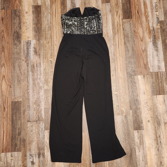 Mi Ami Wide Leg Sleeveless Jumpsuit Size S - Picture 2 of 5